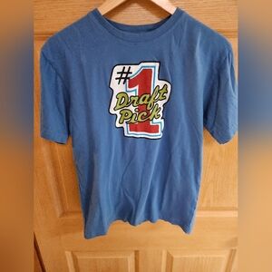 Blue #1 Draft Pick Kids T-Shirt Topps Wright and Ditson